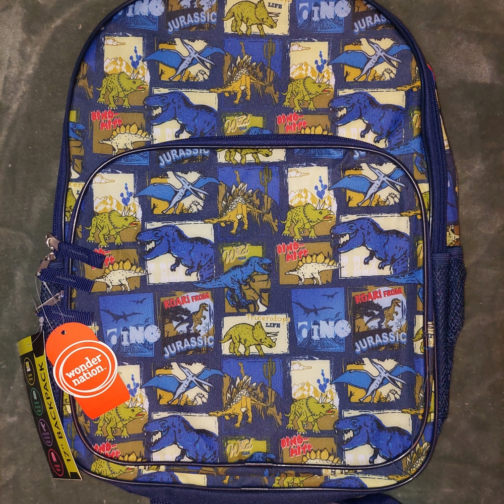 Dinosaur Patchwork Backpack - Picture 3 of 9